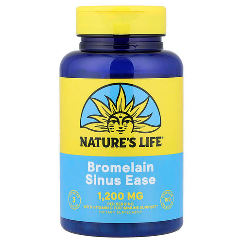 <img alt="Natures Life, Bromelain Sinus Ease, 100 Capsules" title="Natures Life, Bromelain Sinus Ease, 100 Capsules,040647006652"