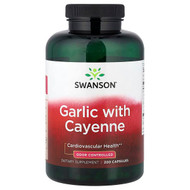 <img alt="Swanson Vitamins, Garlic with Cayenne , 200 Capsules" title="Swanson Vitamins, Garlic with Cayenne , 200 Capsules,087614090061"