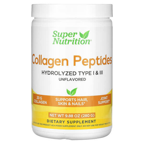 <img alt="Super Nutrition, Collagen Peptides, Unflavored, 9.88 oz (280 g)" title="Super Nutrition, Collagen Peptides, Unflavored, 9.88 oz (280 g),898220023769"