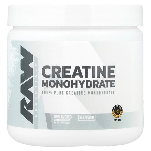 <img alt="Raw Nutrition, Essentials, Creatine Monohydrate, Unflavored, 5.29 oz (150 g)" title="Raw Nutrition, Essentials, Creatine Monohydrate, Unflavored, 5.29 oz (150 g),860007286957"