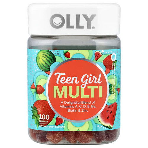 <img alt="OLLY, Teen Girl Multi Gummies, Berry Melon Besties, 100 Gummies" title="OLLY, Teen Girl Multi Gummies, Berry Melon Besties, 100 Gummies,840160203732"
