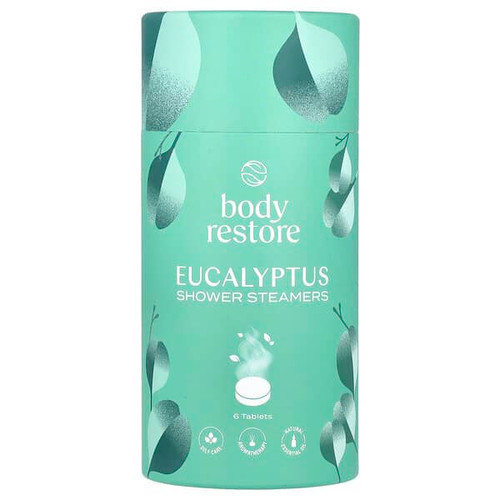 <img alt="Body Restore, Shower Steamers, Eucalyptus, 6 Tablets, 5.3 oz" title="Body Restore, Shower Steamers, Eucalyptus, 6 Tablets, 5.3 oz,850039931994"