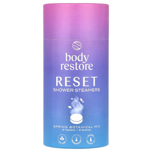 <img alt="Body Restore, Shower Steamers, Reset, 6 Tablets, 5.3 oz" title="Body Restore, Shower Steamers, Reset, 6 Tablets, 5.3 oz,850039931970"