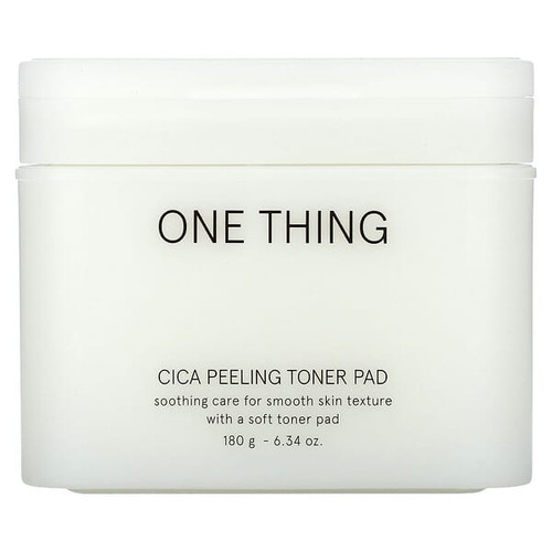 <img alt="One Thing, Cica Peeling Toner Pad, 6.34 oz (180 g)" title="One Thing, Cica Peeling Toner Pad, 6.34 oz (180 g),8809704191128"