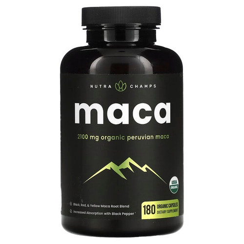 <img alt="NutraChamps, Maca, 180 Organic Capsules" title="NutraChamps, Maca, 180 Organic Capsules,621983999732"
