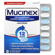 <img alt="Mucinex, 12 Hour Chest Congestion, Maximum Strength, 1,200 mg, 14 Extended-Release Bi-Layer Tablets" title="Mucinex, 12 Hour Chest Congestion, Maximum Strength, 1,200 mg, 14 Extended-Release Bi-Layer Tablets,363824023144"