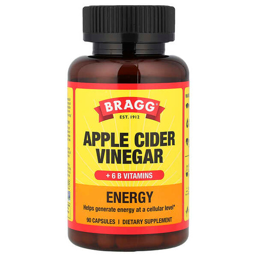 <img alt="Bragg, Energy, Apple Cider Vinegar + 6 B Vitamins, 90 Capsules" title="Bragg, Energy, Apple Cider Vinegar + 6 B Vitamins, 90 Capsules,074305090042"
