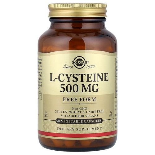 <img alt="Solgar, L-Cysteine, 500 mg, 90 Vegetable Capsules" title="Solgar, L-Cysteine, 500 mg, 90 Vegetable Capsules,033984009622"