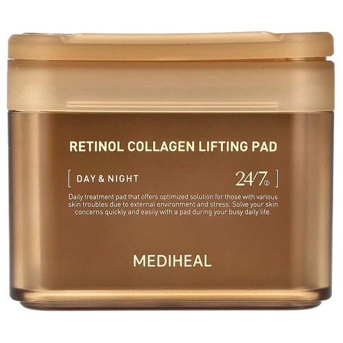 <img alt="MEDIHEAL, Retinol Collagen Lifting Pad, 100 Pads" title="MEDIHEAL, Retinol Collagen Lifting Pad, 100 Pads,8809936740583"