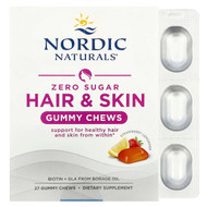 <img alt="Nordic Naturals, Zero Sugar Hair & Skin Gummy Chews, Strawberry Lemonade, 27 Gummy Chews" title="Nordic Naturals, Zero Sugar Hair & Skin Gummy Chews, Strawberry Lemonade, 27 Gummy Chews,768990016660"