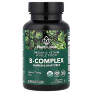 <img alt="PlantFusion, Organic Vegan B-Complex, 30 Organic VegCaps" title="PlantFusion, Organic Vegan B-Complex, 30 Organic VegCaps,840052401123"