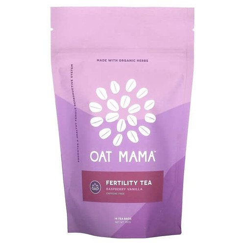 <img alt="Oat Mama, Fertility Tea, Raspberry Vanilla, Caffeine Free, 14 Tea Bags, 32 g" title="Oat Mama, Fertility Tea, Raspberry Vanilla, Caffeine Free, 14 Tea Bags, 32 g,860001448986"
