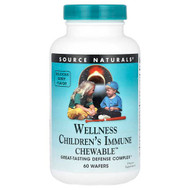 <img alt="Source Naturals, Wellness Childrens Immune Chewable, Delicious Berry, 60 Wafers" title="Source Naturals, Wellness Childrens Immune Chewable, Delicious Berry, 60 Wafers,021078021391"