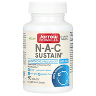 <img alt="Jarrow Formulas, Vegan N-A-C Sustain, 600 mg, 60 Tablets" title="Jarrow Formulas, Vegan N-A-C Sustain, 600 mg, 60 Tablets,790011077077"
