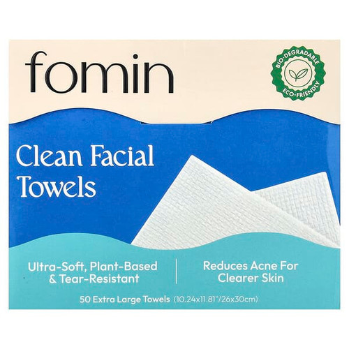<img alt="fomin, Clean Facial Towels, Extra Large, 50 Towels" title="fomin, Clean Facial Towels, Extra Large, 50 Towels,850066209776"