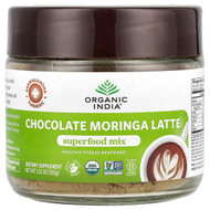 <img alt="Organic India, Chocolate Moringa Latte, Superfood Mix, 3.52 oz (100 g)" title="Organic India, Chocolate Moringa Latte, Superfood Mix, 3.52 oz (100 g),810110580305"