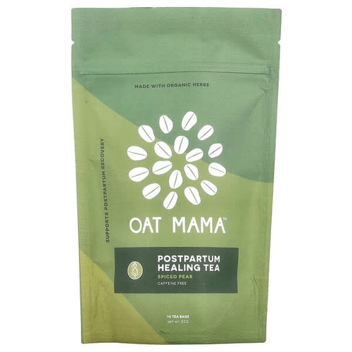 <img alt="Oat Mama, Postpartum Healing Tea, Spiced Pear, Caffeine Free, 14 Tea Bags, 32 g" title="Oat Mama, Postpartum Healing Tea, Spiced Pear, Caffeine Free, 14 Tea Bags, 32 g,860166002344"