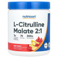 <img alt="Nutricost, L-Citrulline Malate 2-1, Fruit Punch , 10.7 oz (300 g)" title="Nutricost, L-Citrulline Malate 2-1, Fruit Punch , 10.7 oz (300 g),810139570080"