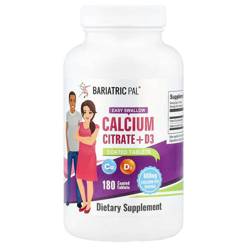 <img alt="BariatricPal, Calcium Citrate + D3, 180 Coated Tablets" title="BariatricPal, Calcium Citrate + D3, 180 Coated Tablets,038407551191"