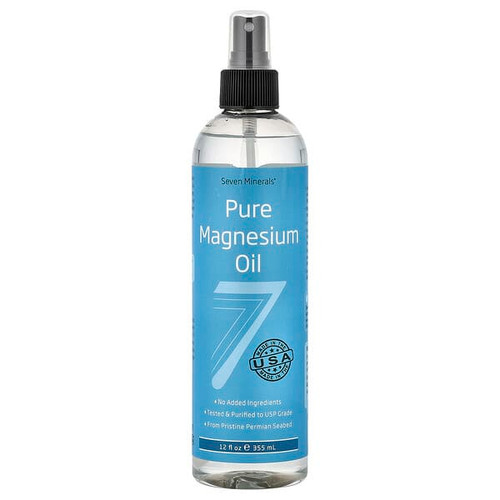 <img alt="Seven Minerals, Pure Magnesium Oil, 12 fl oz (355 ml)" title="Seven Minerals, Pure Magnesium Oil, 12 fl oz (355 ml),5060339717760"