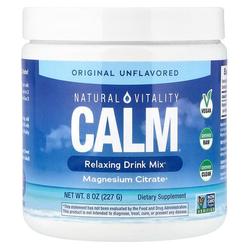<img alt="Natural Vitality, CALM, Relaxing Drink Mix, Original Unflavored, 8 oz (227 g)" title="Natural Vitality, CALM, Relaxing Drink Mix, Original Unflavored, 8 oz (227 g),183405043497"