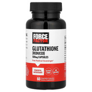 <img alt="Force Factor, Glutathione (Reduced), 500 mg , 60 Vegetable Capsules" title="Force Factor, Glutathione (Reduced), 500 mg , 60 Vegetable Capsules,810126660329"