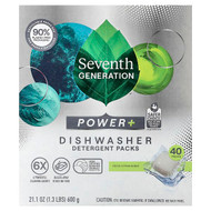 <img alt="Seventh Generation, Power+ Dishwasher Detergent Packs, Fresh Citrus, 40 Packs, 21.1 oz (600 g)" title="Seventh Generation, Power+ Dishwasher Detergent Packs, Fresh Citrus, 40 Packs, 21.1 oz (600 g),732913451746"