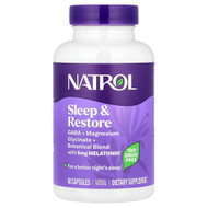 <img alt="Natrol, Sleep & Restore, 60 Capsules" title="Natrol, Sleep & Restore, 60 Capsules,047469083496"