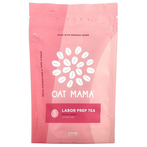 <img alt="Oat Mama, Labor Prep Tea, Peach Berry, Caffeine Free, 14 Tea Bags, 32 g" title="Oat Mama, Labor Prep Tea, Peach Berry, Caffeine Free, 14 Tea Bags, 32 g,860166002351"