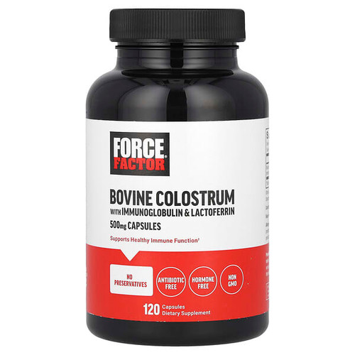 <img alt="Force Factor, Bovine Colostrum With Immunoglobulin & Lactoferrin, 500 mg, 120 Capsules" title="Force Factor, Bovine Colostrum With Immunoglobulin & Lactoferrin, 500 mg, 120 Capsules,810126661623"