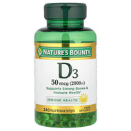 <img alt="Natures Bounty, D3, 50 mcg (2,000 IU), 240 Rapid Release Softgels" title="Natures Bounty, D3, 50 mcg (2,000 IU), 240 Rapid Release Softgels,074312199394"