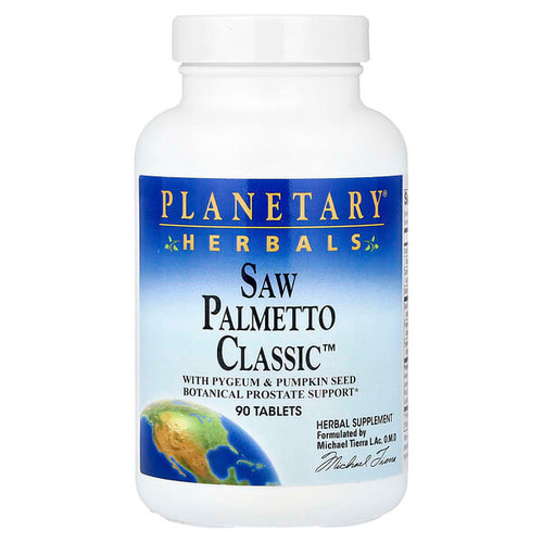<img alt="Planetary Herbals, Saw Palmetto Classic, 90 Tablets" title="Planetary Herbals, Saw Palmetto Classic, 90 Tablets,021078102687"