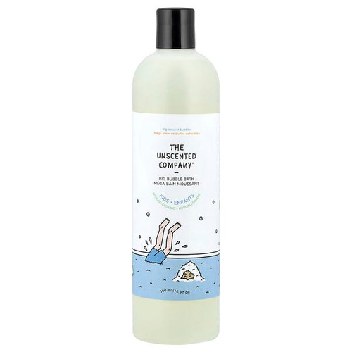 <img alt="The Unscented Company, Kids, Big Bubble Bath, Fragrance Free, 16.9 fl oz (500 ml)" title="The Unscented Company, Kids, Big Bubble Bath, Fragrance Free, 16.9 fl oz (500 ml),872401000053"