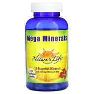 <img alt="Natures Life, Mega Minerals, 250 Vegetarian Capsules" title="Natures Life, Mega Minerals, 250 Vegetarian Capsules,040647004504"