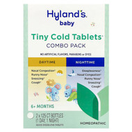 <img alt="Hylands Naturals, Baby, Tiny Cold Tablets Combo Pack, Daytime-Nighttime, 6+ Months, 2 Bottles, 125 Quick-Dissolving Tablets Each" title="Hylands Naturals, Baby, Tiny Cold Tablets Combo Pack, Daytime-Nighttime, 6+ Months, 2 Bottles, 125 Quick-Dissolving Tablets Each,354973330726"