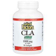 <img alt="Natural Factors, CLA, 1,000 mg, 90 Softgels" title="Natural Factors, CLA, 1,000 mg, 90 Softgels,068958020464"
