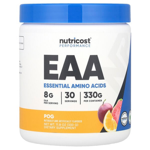 <img alt="Nutricost, Performance, EAA Powder, Passionfruit, Orange & Guava, 11.8 oz (330 g)" title="Nutricost, Performance, EAA Powder, Passionfruit, Orange & Guava, 11.8 oz (330 g),810014673622"
