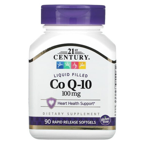 <img alt="21st Century, Liquid Filled CoQ-10, 100 mg, 90 Rapid Release Softgels" title="21st Century, Liquid Filled CoQ-10, 100 mg, 90 Rapid Release Softgels,740985274132"