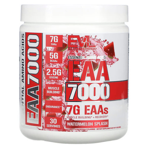 <img alt="EVLution Nutrition, EAA 7000, Watermelon Splash, 9.9 oz (282 g)" title="EVLution Nutrition, EAA 7000, Watermelon Splash, 9.9 oz (282 g),818901029392"