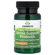 <img alt="Swanson Vitamins, Happy Microbiome Stress Support Probiotic, 3 Billion CFU, 60 Veggie Caps" title="Swanson Vitamins, Happy Microbiome Stress Support Probiotic, 3 Billion CFU, 60 Veggie Caps,087614190563"