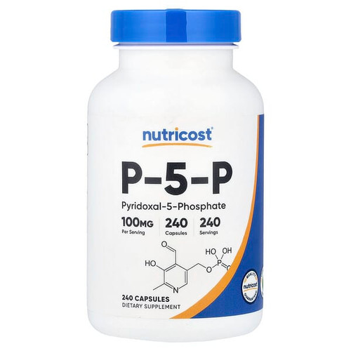 <img alt="Nutricost, P-5-P, 100 mg, 240 Capsules" title="Nutricost, P-5-P, 100 mg, 240 Capsules,810014672236"