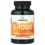 <img alt="Swanson Vitamins, E-1000, 1,000 IU, 100 Softgels" title="Swanson Vitamins, E-1000, 1,000 IU, 100 Softgels,087614011448"