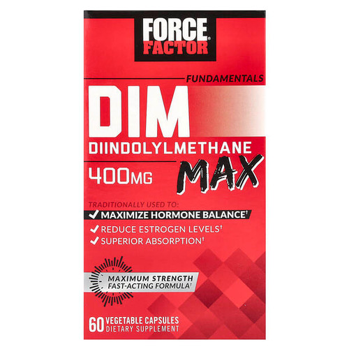 <img alt="Force Factor, Fundamentals, DIM Max, 60 Vegetable Capsules" title="Force Factor, Fundamentals, DIM Max, 60 Vegetable Capsules,810126661357"
