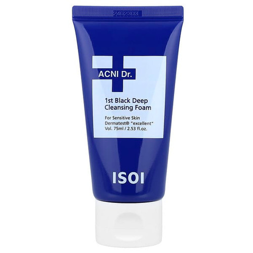<img alt="isoi, ACNI Dr. 1st Black Deep Cleansing Foam, For Sensitive Skin, 2.53 fl oz (75 ml)" title="isoi, ACNI Dr. 1st Black Deep Cleansing Foam, For Sensitive Skin, 2.53 fl oz (75 ml),8809264740279"