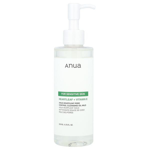 <img alt="Anua, Heartleaf Pore Control Cleansing Oil, Mild, 6.76 fl oz (200 ml)" title="Anua, Heartleaf Pore Control Cleansing Oil, Mild, 6.76 fl oz (200 ml),8809640735028"