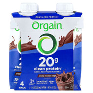 <img alt="Orgain, Clean Grass-Fed Protein Shake, Creamy Chocolate Fudge, 4 Pack, 11 fl oz (330 ml) Each" title="Orgain, Clean Grass-Fed Protein Shake, Creamy Chocolate Fudge, 4 Pack, 11 fl oz (330 ml) Each,851770006668"