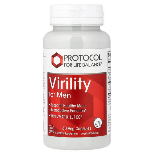 <img alt="Protocol for Life Balance, Virility For Men, 60 Veg Capsules" title="Protocol for Life Balance, Virility For Men, 60 Veg Capsules,707359121683"