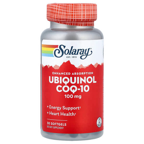 <img alt="Solaray, Ubiquinol CoQ10, Enhanced Absorption, 100 mg, 30 Softgels" title="Solaray, Ubiquinol CoQ10, Enhanced Absorption, 100 mg, 30 Softgels,076280824810"