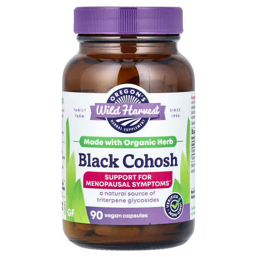 <img alt="Oregons Wild Harvest, Black Cohosh, 90 Vegan Capsules (300 mg per Capsule)" title="Oregons Wild Harvest, Black Cohosh, 90 Vegan Capsules (300 mg per Capsule),706195004303"
