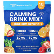 <img alt="Venture Pal, Calming Drink Mix+, Magnesium Glycinate, Variety, 16 Stick Packs, 0.14 oz (4 g) Each" title="Venture Pal, Calming Drink Mix+, Magnesium Glycinate, Variety, 16 Stick Packs, 0.14 oz (4 g) Each,850049663526"